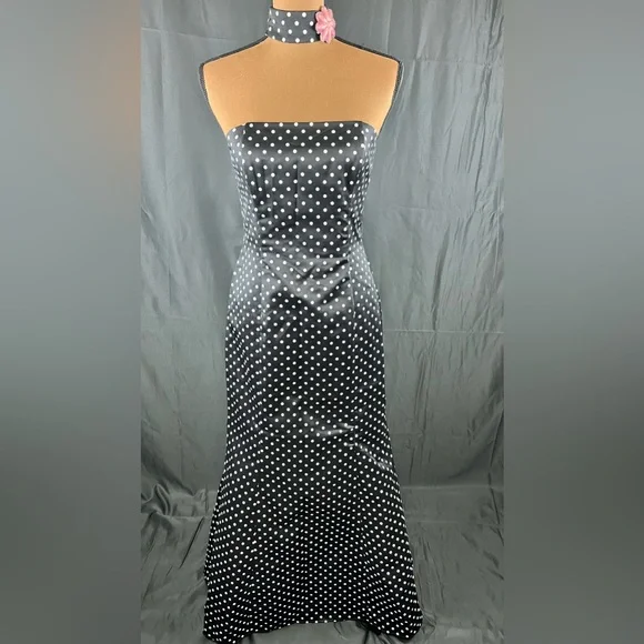 Jessica McClintock | Dresses | Formal Polka Dot Mermaid Dress | Poshmark